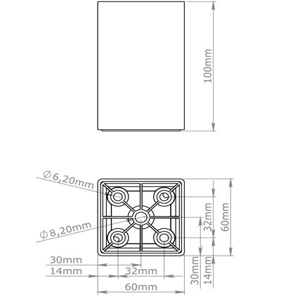 Abanoz 60X100 MM