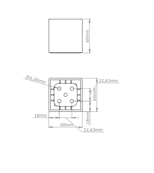 Abanoz 60X60 MM